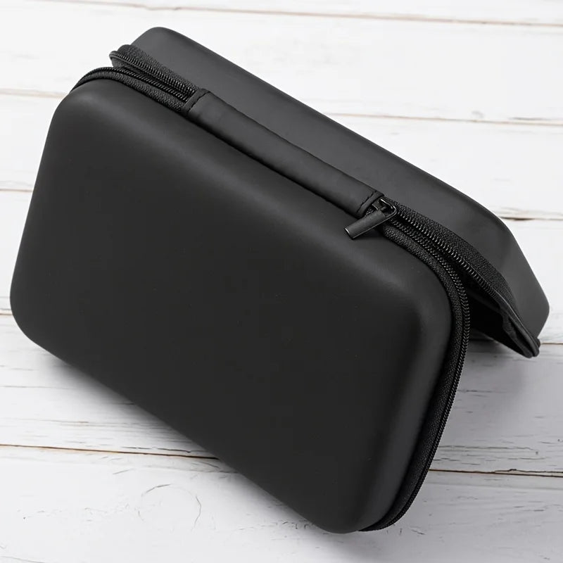 Handheld Game Console Carrying Case, Protective Travel Retro Mini Player Box for Charging Cable, Earpods, Batteries