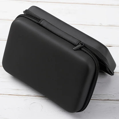 Handheld Game Console Carrying Case, Protective Travel Retro Mini Player Box for Charging Cable, Earpods, Batteries