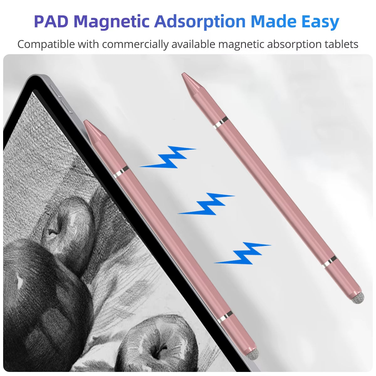 3 in 1 Magnetic Stylus Pen for Ios Android Touch Pen Drawing Capacitive Pencil for Ipad Iphone Samsung Tablet Smart Phone