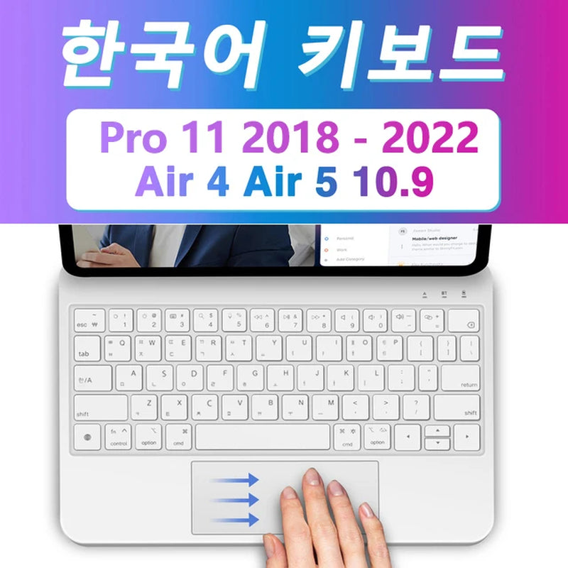 Backlight Magic Keyboard for Ipad Pro 13 M4 2024 12.9 M2 for Ipad Pro 11 10Th Gneration Ipad Air 6 Air 5 Air 4 Keyboard Folio